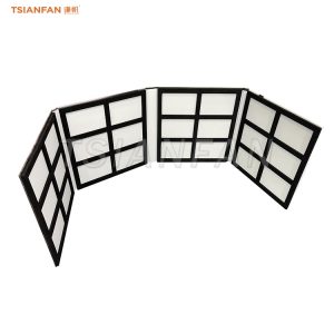 premium quality four folders sample stone display booklet