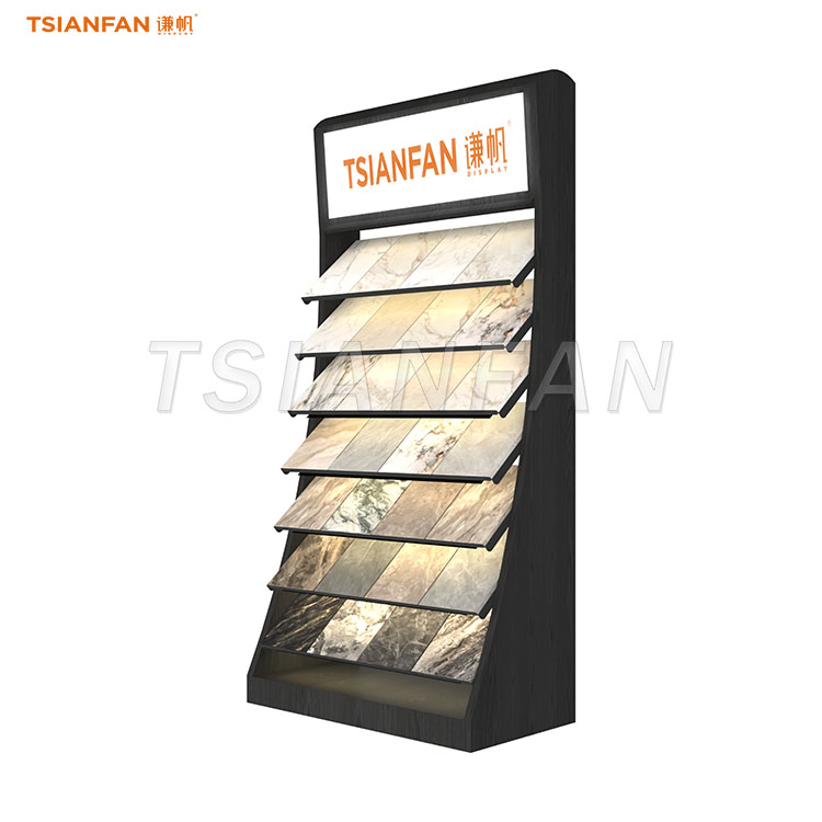 Professional Exhibition Stone Sample Display Rack-CL021 - Image 2