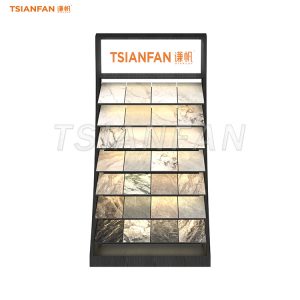 Professional Exhibition Stone Sample Display Rack-CL021