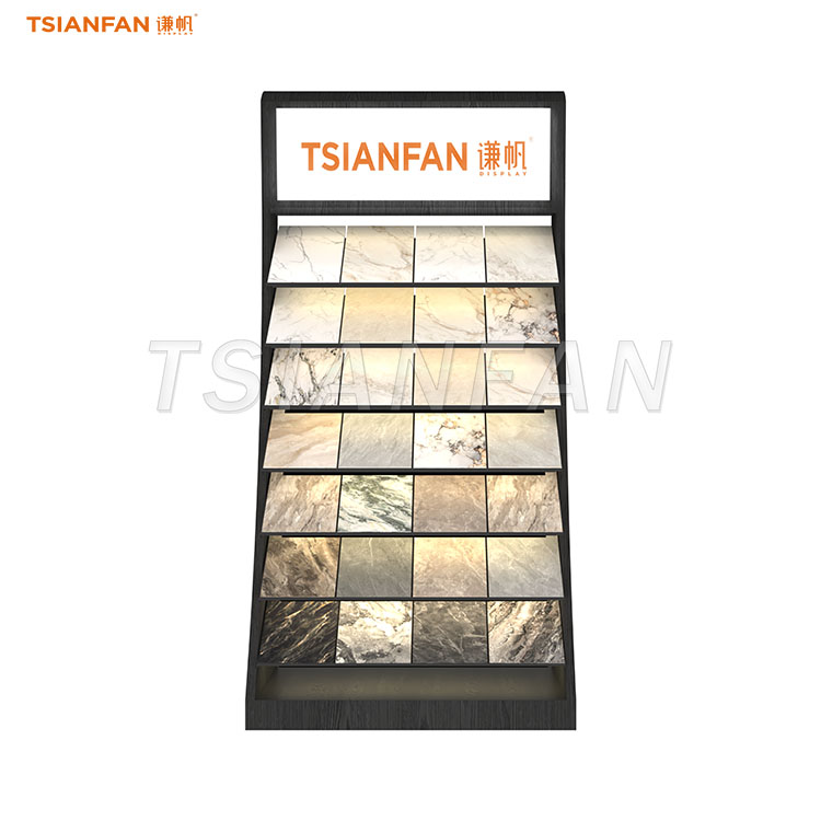Professional Exhibition Stone Sample Display Rack-CL021