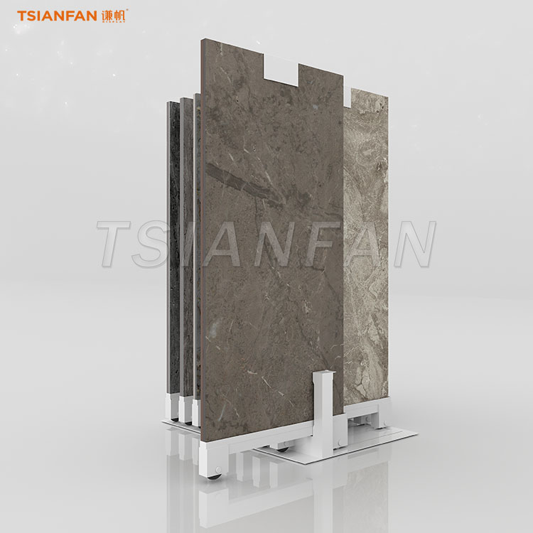 Professional Sliding Porcelain Tile & Stone Sample Display Rack-CT925