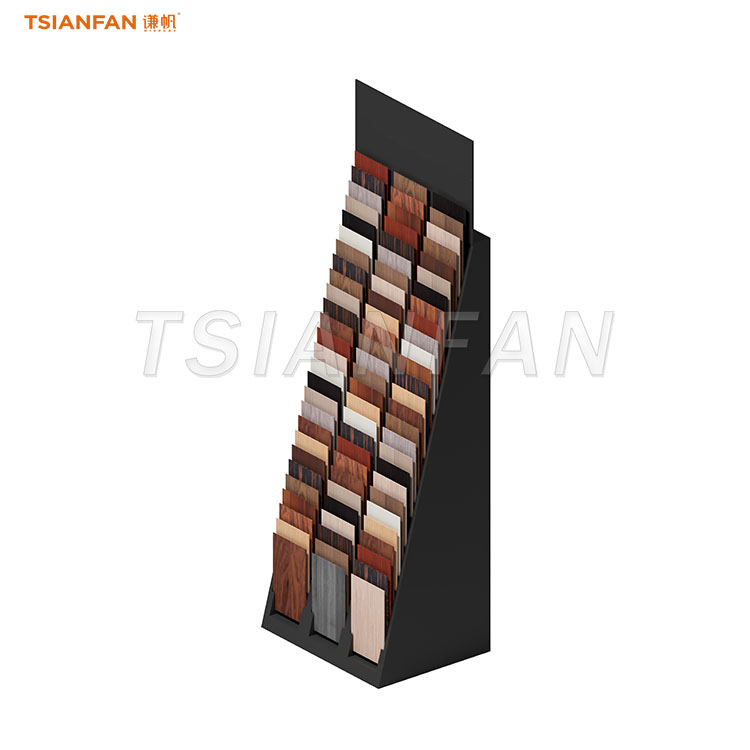 Professional Solid Oak Wood Flooring Sample Display Stand for Showrooms-WE004 - Image 4