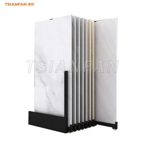 Push-pull sample tile display rack ceramic display rack for showroom