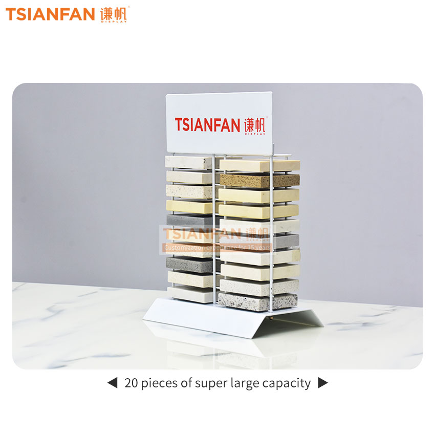 Quartz stone sample countertop display rack - Image 2