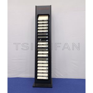 quartz stone sample display stand metal tile display rack retail