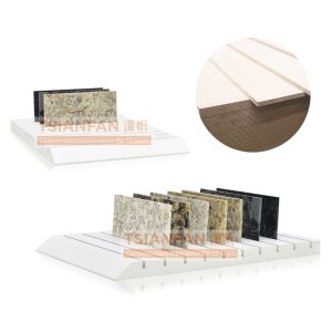 Quartz stone simple countertop rack