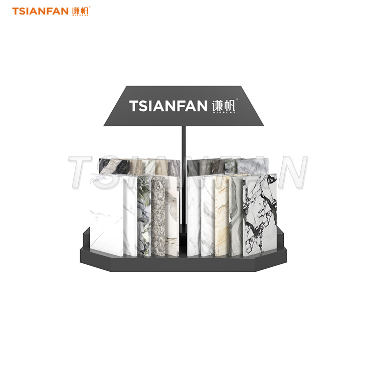 quartz stone tabletop display stand-SRT857