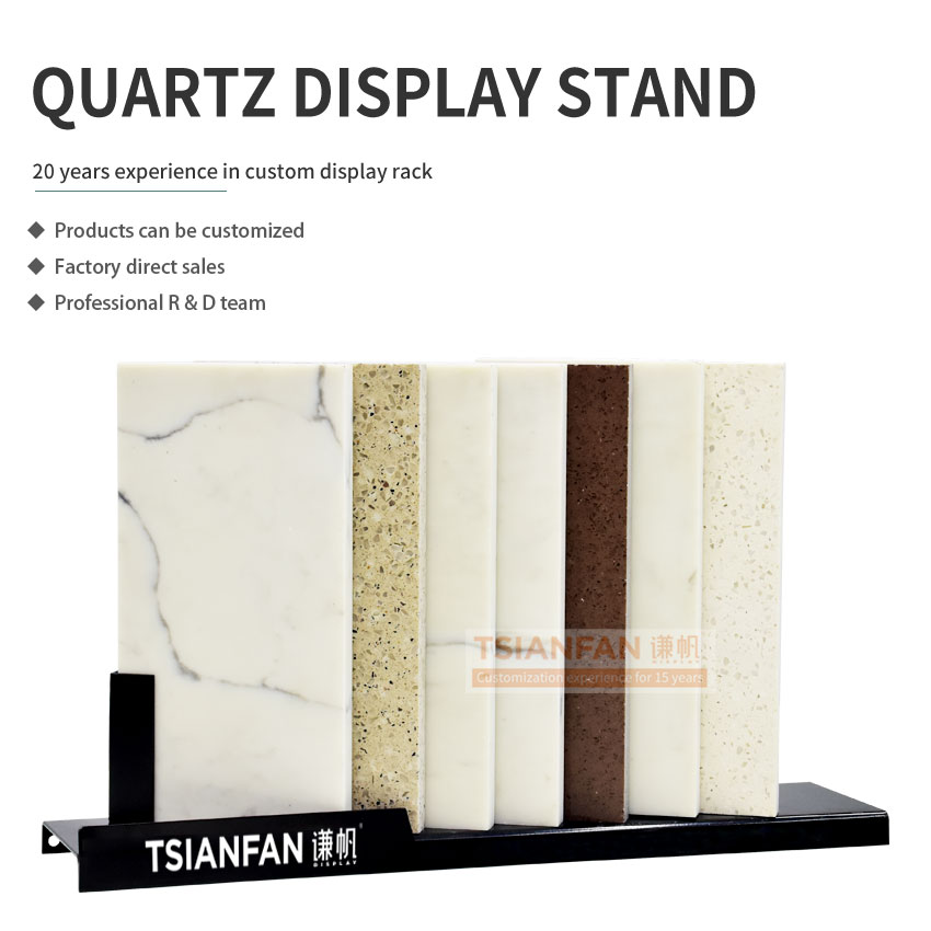 Quartz tile sample table display rack - Image 2