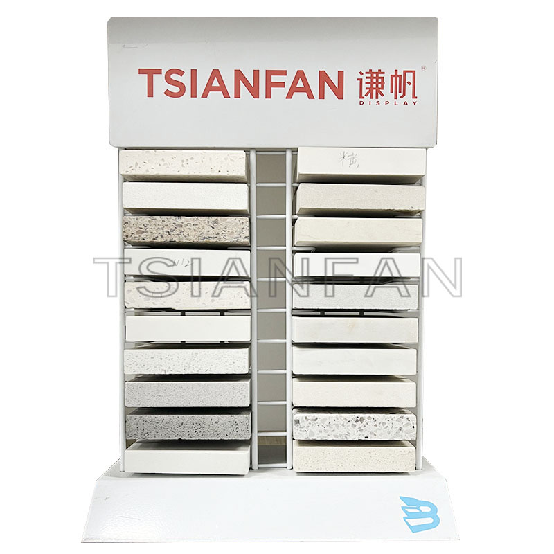 Quartzite stone tile brackets tile samples monitor desktop rack-SRT083