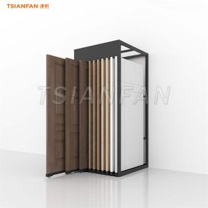 Large door sliding rack universal display rack