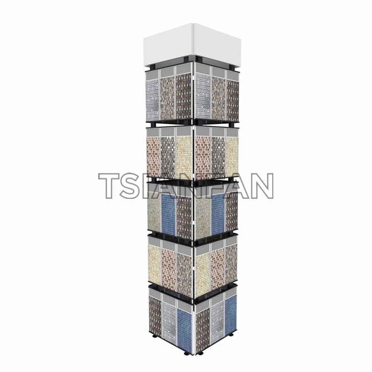 Rotating display shelf floor mosaic tiles mz2089 - Image 3