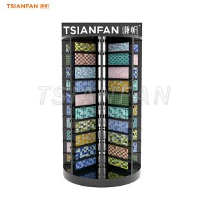 Rotating mosaic presentation stand for tile samples-MM017
