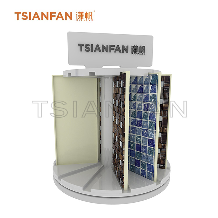 rotating small mosaic tile countertop display stand-mt917 - Image 2