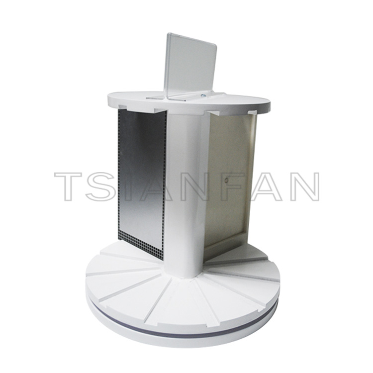 rotating small mosaic tile countertop display stand-mt917