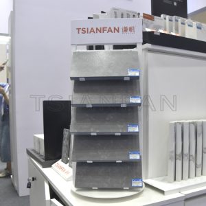 Rotating Stone Sample Display Stand Countertop Stand Waterfall Display Stand-SRT047