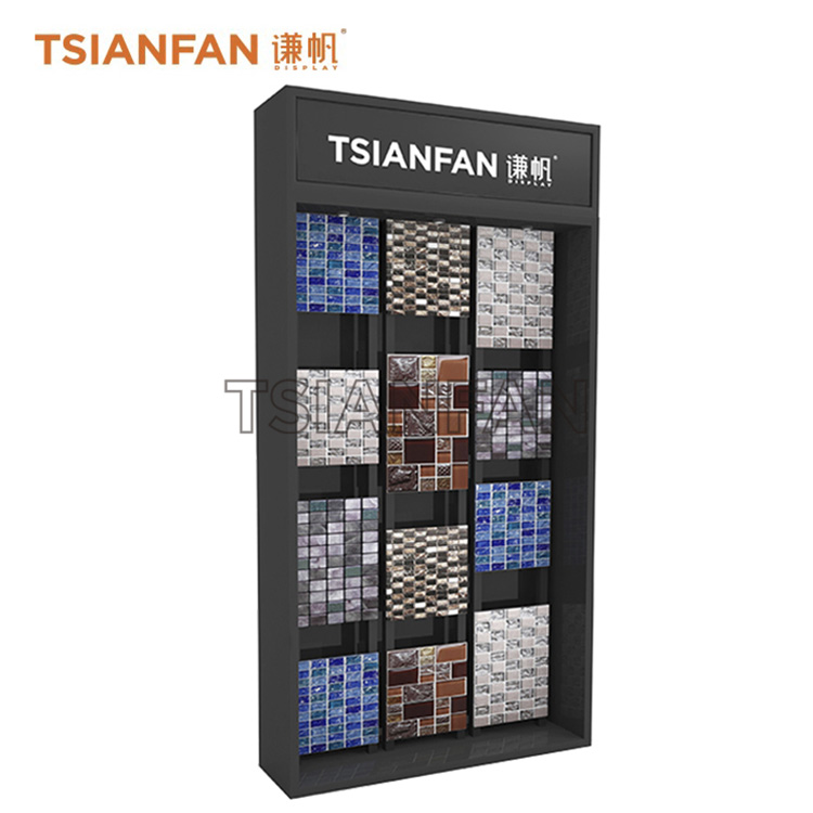 Sample display cabinet mosaic ceramic tile color board exhibition hall display frame -ML051