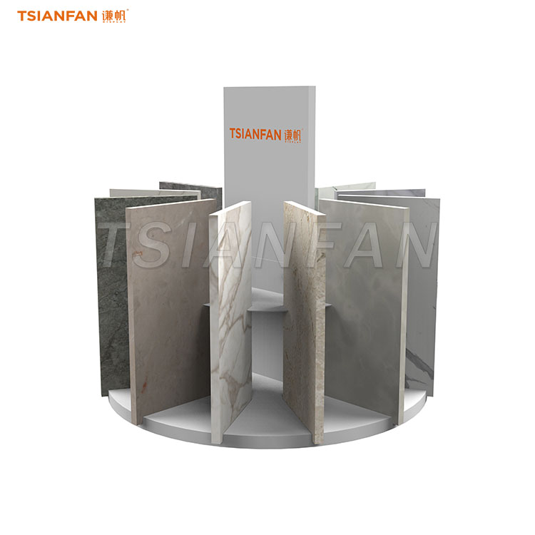sample marble stone display stand tiles display solution-SRT2011