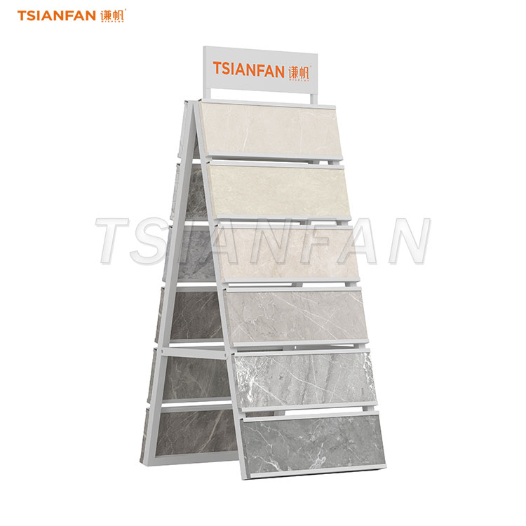sample stone display stand A-frame tiles display-CL258
