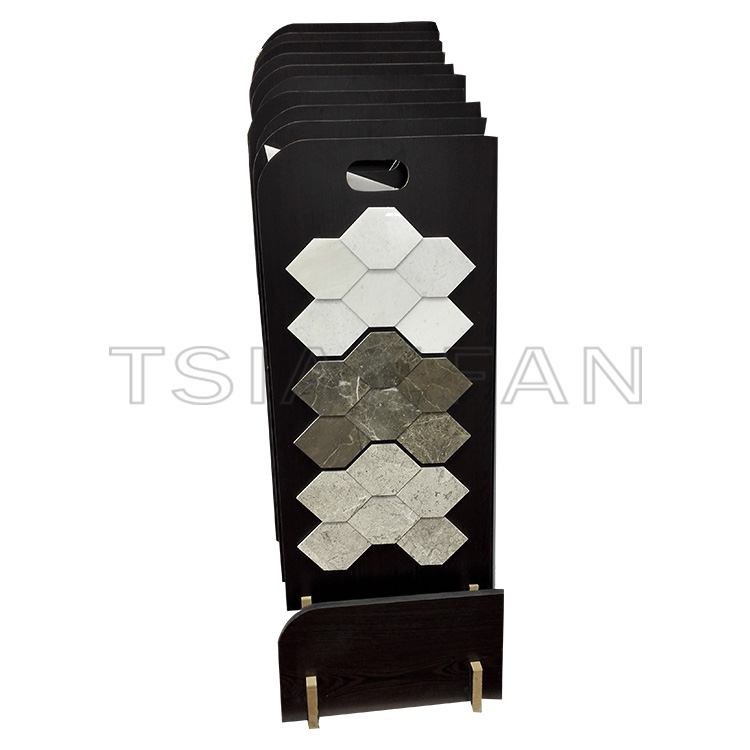 sample wooden display rack mosaic tile-mt930 - Image 2
