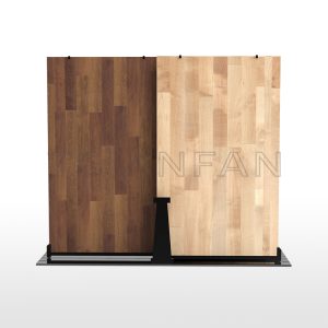 Showroom High quality Customize push-pull panels Hardwood floor display combination-WT4009