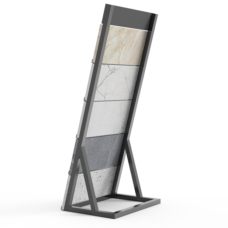 Showroom Quartz Stone Marble Sample Floor Metal Display Set-SG805 - Image 3