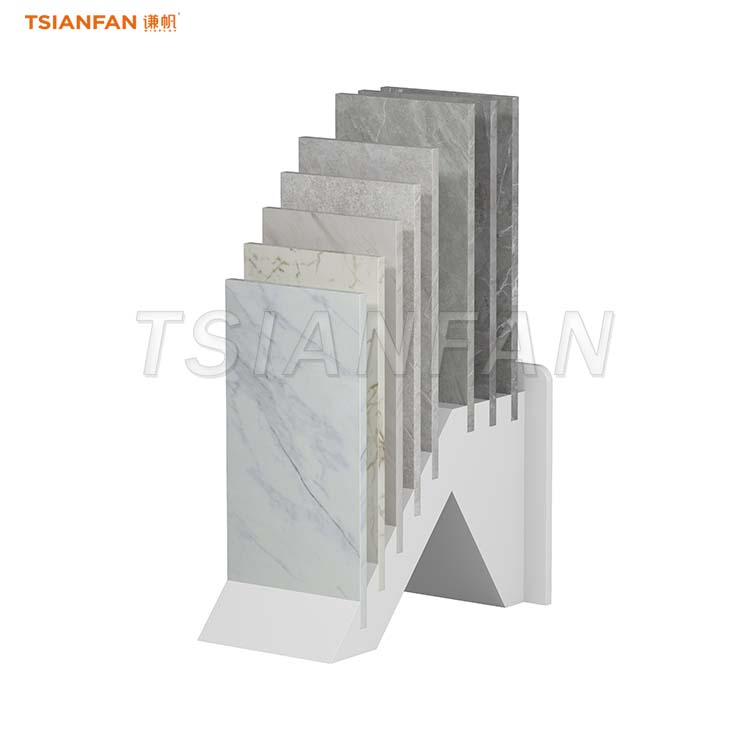 simple tile display stand slotted sample stone displays-CE902 - Image 3