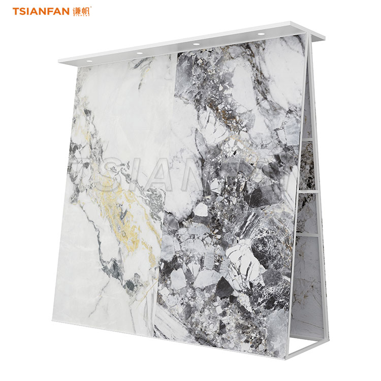 slab A frame display stand stone storage rack-SG916 - Image 3