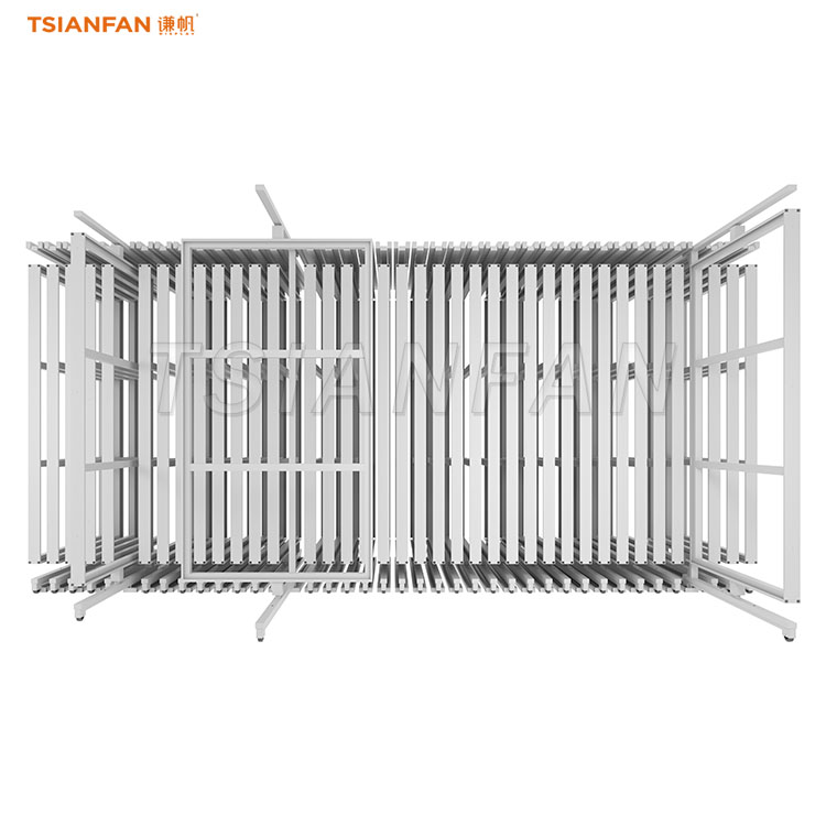 slab stone push pull display stand rotating displays-CT006 - Image 2