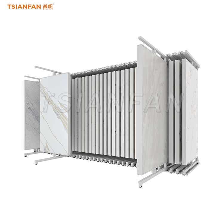 slab stone push pull display stand rotating displays-CT006 - Image 3