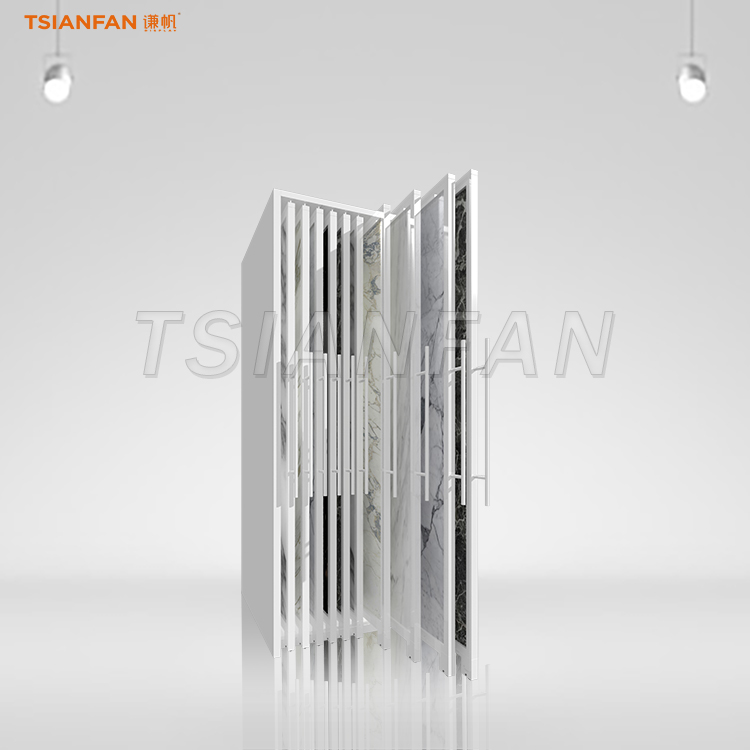 Slate and tile sliding display rack-CT012