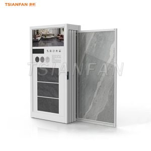 Electric slate tile rolling shelves