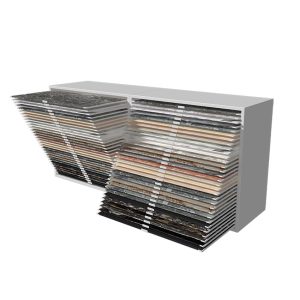 Sliding Display Drawer Tile Quartz Granite Marble Sample Cabinet Stand