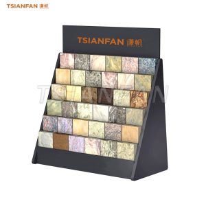 small marble stone table top display rack