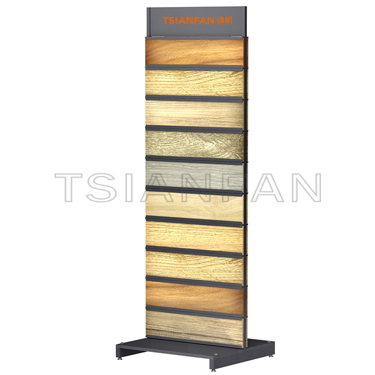 Solid showroom sample floor display stand