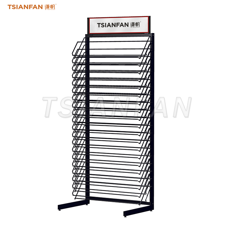Solid wood floor upright display stand - Image 2