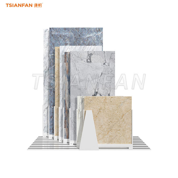 Space-saving pull-out tile sample display rack-CT602 - Image 3
