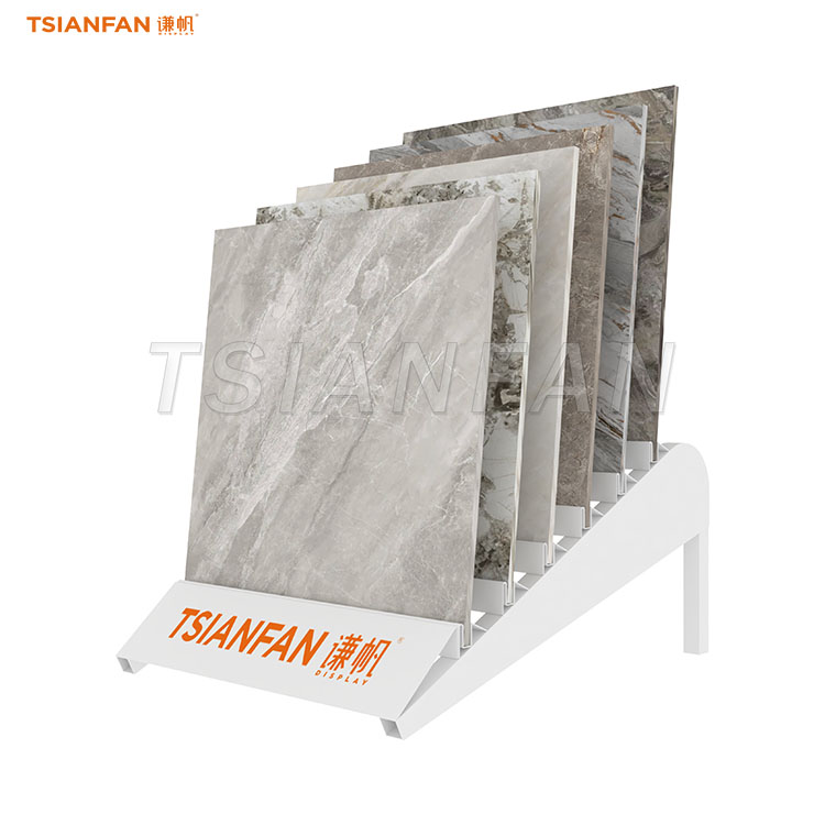 Space-saving tile display solutions for small showrooms-SRT940
