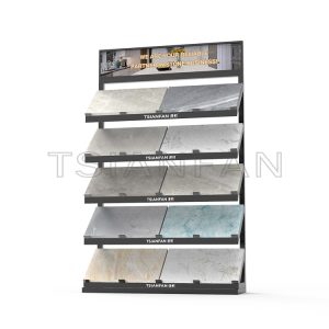 Special offer bevel floor quartz stone artificial stone exhibition set-SG901