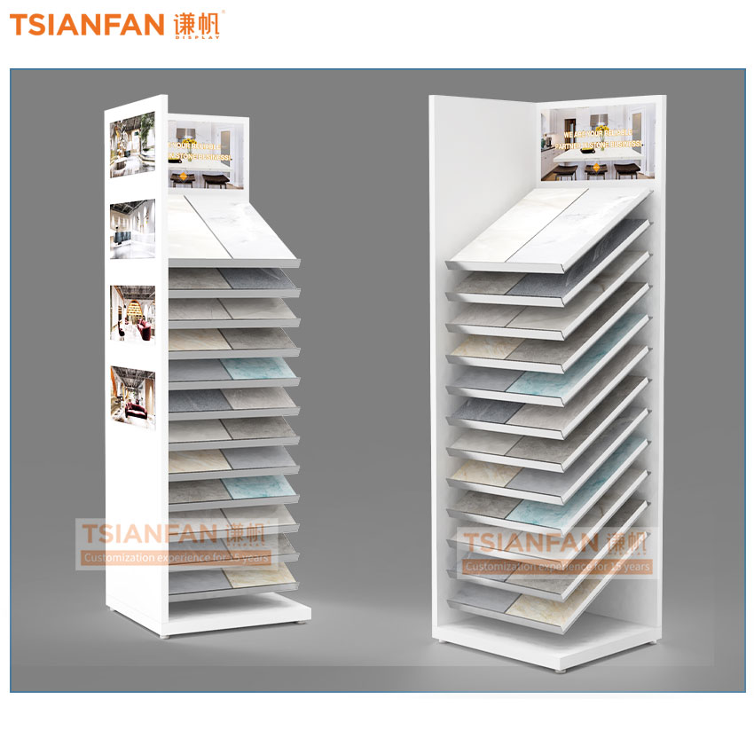 Specification board display stand stone sample floor stand showroom design template-SG1020 - Image 2