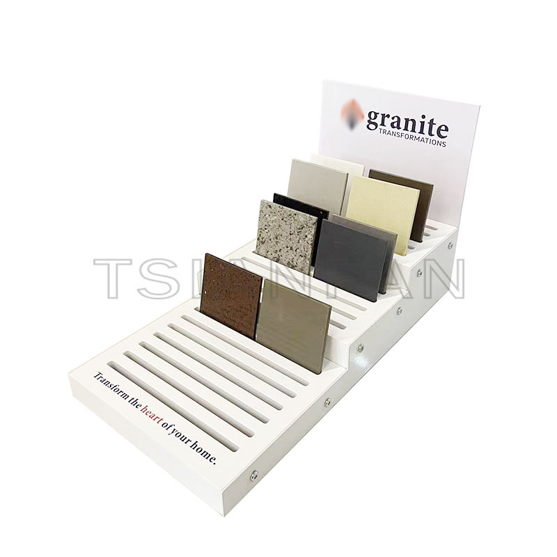 ceramic tile mosaic tile small stone tile table top displays steel rack