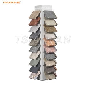 stone sales display rack rock display stand metal-SW363