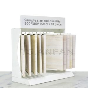 Stone sample page turning Countertop display rack Tile Ceramic Granite Marble desktop Show