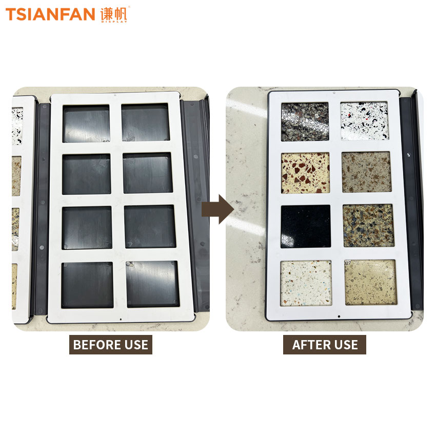 Stone sample plastic display book brochure for differnt sizes samples G - Image 3