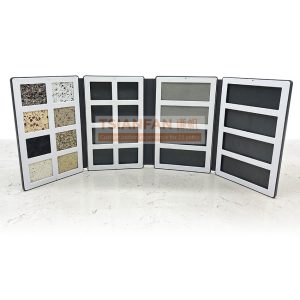 Stone sample plastic display book brochure for differnt sizes samples G