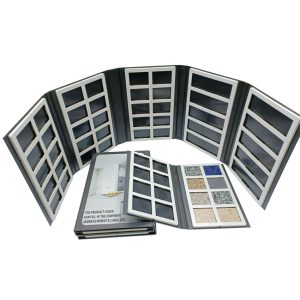 5 pages Wholesale Custom Tile Ceramic Marble Quartz Stone sample Plastic Display book