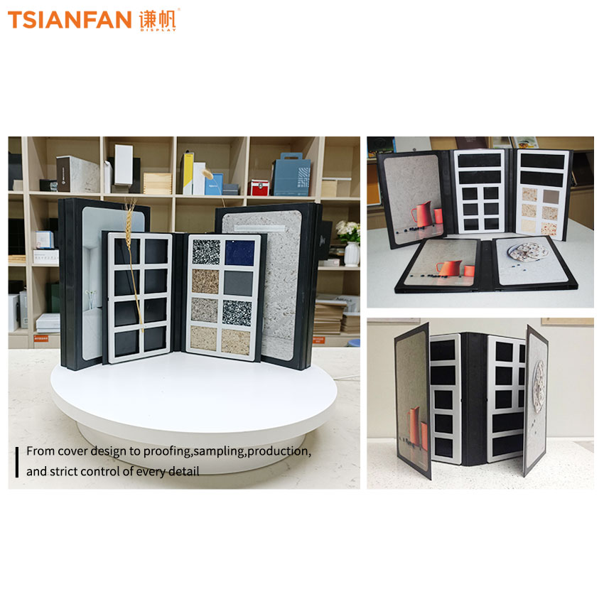 5 pages Wholesale Custom Tile Ceramic Marble Quartz Stone sample Plastic Display book - Image 3