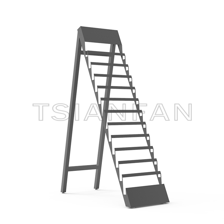 Stone Sample Waterfall Display Rack floor showroom design display equipment Double Side A Frame-SG1022 - Image 4