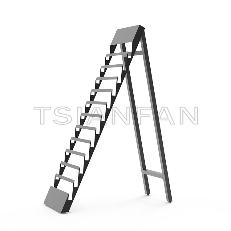 Stone Sample Waterfall Display Rack floor showroom design display equipment Double Side A Frame-SG1022 - Image 5