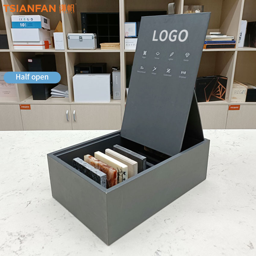 Stone Tile Display Boxes For Marble Aceylic Box Capacity Quartz Stone Sample - Image 3
