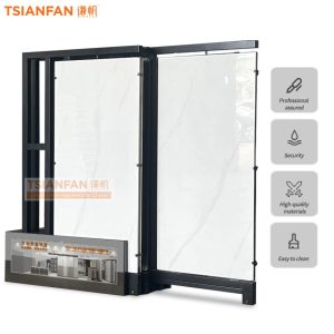 Tile board push pull slide display rack 112×64 porcelain tile large range of large tiles of porcelain
